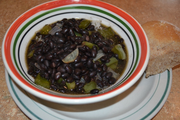 black bean soup with rice